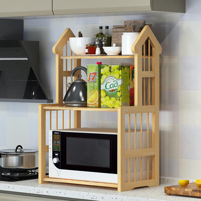 ODM Kitchen Bakers Microwave Oven Shelf Rack Storage Assembled