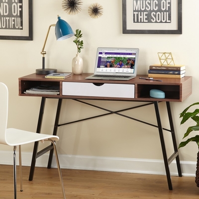 MDF Wood Top Office Computer Desk Table With Drawers