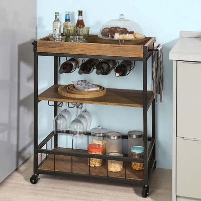 Odm Coffee Modern Kitchen Cart For Fruit Vegetable Storage