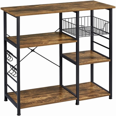 Customized Mobile Utility Modern Kitchen Cart Metal Frame