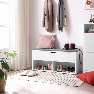 SGS Entryway Small Cube Shoe Rack Furniture Wooden Shoe Cupboard With Seat
