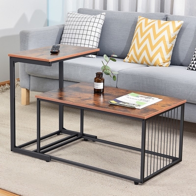 Outdoor Wooden Rectangle Nesting Tables Mdf End Table Ethiopian Dsigner