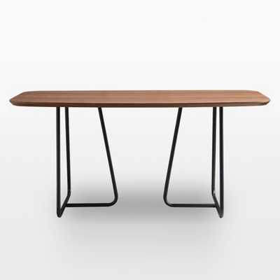 Nordic Reclaimed Wood Dinning Table set for 4 Iron Frame