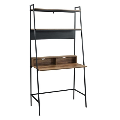 Adjustable Home Writing Computer Ladder Shelf Desk MDF Furniture