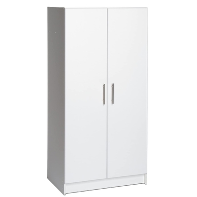 ODM 2 Door MDF Cloth Cupboard Wooden Wardrobe For Bedroom