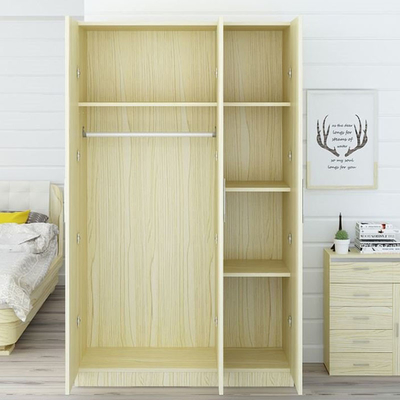 Eco Friendly Modern Wardrobe Cabinet Wood Armoire Wardrobe For Students Apartment