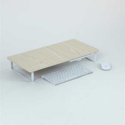 FSC Office MDF Wooden Metal Furniture Desktop Computer Stand Single Layer